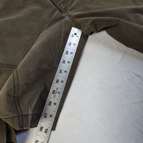 KUHL Rydr Shorts Mens 36 Brown Cotton Blend Stretch Cargo Hiking Outdoor - Picture 5 of 11